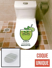 Housse de toilette - Décoration abattant wc Madame Mojito