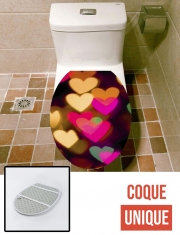 Housse de toilette - Décoration abattant wc MAGIC HEARTS