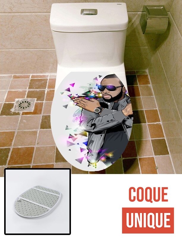 Housse de toilette - Décoration abattant wc Maitre Gims - zOmbie