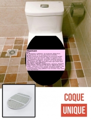 Housse de toilette - Décoration abattant wc Maman definition dictionnaire