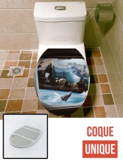 Housse de toilette - Décoration abattant wc Man & The Whale II