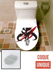 Housse de toilette - Décoration abattant wc Mandalorian symbol