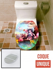 Housse de toilette - Décoration abattant wc Charmeuse Manga