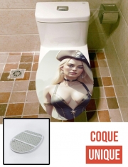 Housse de toilette - Décoration abattant wc Margot