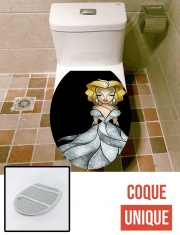 Housse de toilette - Décoration abattant wc Marilyn