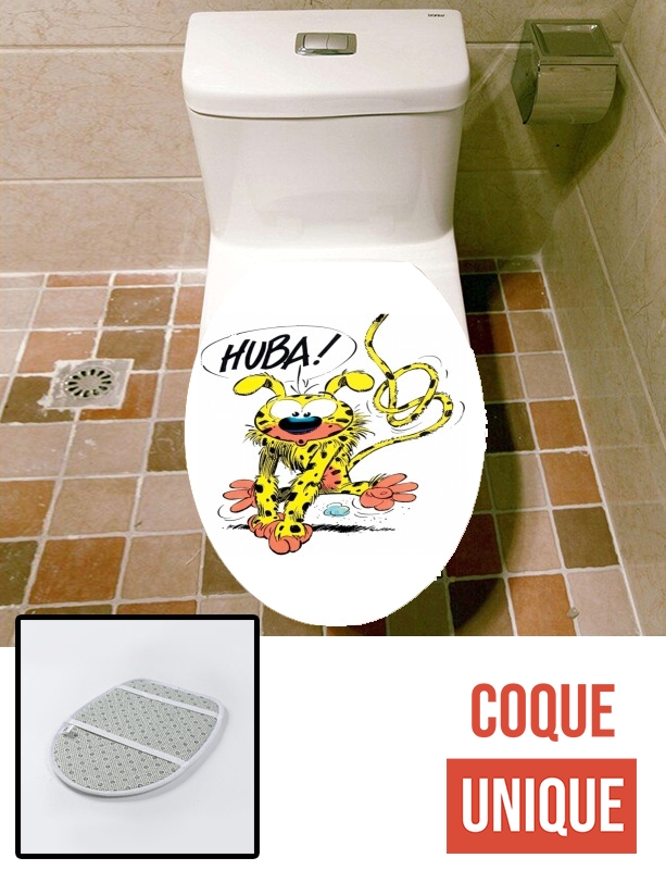Housse de toilette - Décoration abattant wc Marsupilami Houba