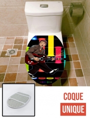 Housse de toilette - Décoration abattant wc Marty McFly plays Guitar Hero