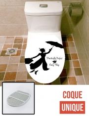 Housse de toilette - Décoration abattant wc Mary Poppins Perfect in every way