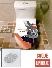 Housse de toilette - Décoration abattant wc Goldorak - Mecha Mazinger z