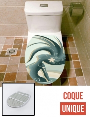 Housse de toilette - Décoration abattant wc Melissa, wife of ocean