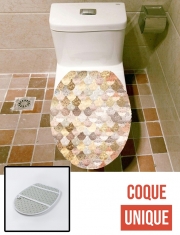 Housse de toilette - Décoration abattant wc MERMAID GOLD