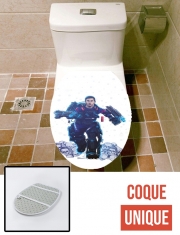 Housse de toilette - Décoration abattant wc Messiah! 