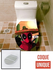 Housse de toilette - Décoration abattant wc Mexican Deadpool
