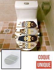 Housse de toilette - Décoration abattant wc Minions mashup Duck Dinasty