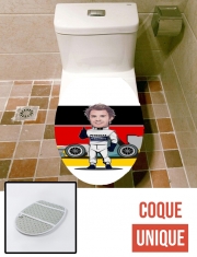 Housse de toilette - Décoration abattant wc MiniRacers: Nico Rosberg - Mercedes Formula One Team