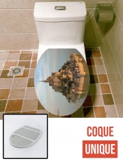 Housse de toilette - Décoration abattant wc Mont Saint Michel PostCard