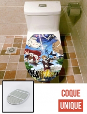 Housse de toilette - Décoration abattant wc mushoko tensei