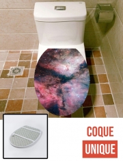 Housse de toilette - Décoration abattant wc Nébuleuse de la carène