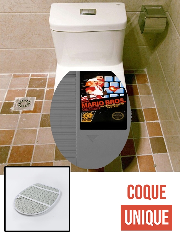 Housse de toilette - Décoration abattant wc Cartouche NES