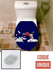 Housse de toilette - Décoration abattant wc Papier Toilette - Nouvelle richesse de Picsou