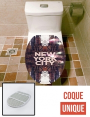 Housse de toilette - Décoration abattant wc New York City VI (6)