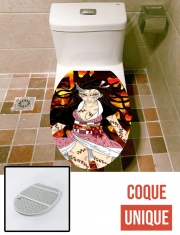 Housse de toilette - Décoration abattant wc Nezuka Angry