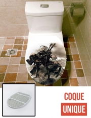 Housse de toilette - Décoration abattant wc nier automata