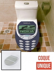 Housse de toilette - Décoration abattant wc Nokia Retro