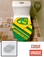 Housse de toilette - Décoration abattant wc Norwich City