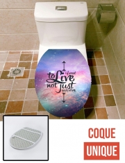 Housse de toilette - Décoration abattant wc Not just survive