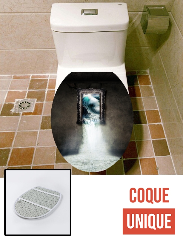 Housse de toilette - Décoration abattant wc Ocean Escape
