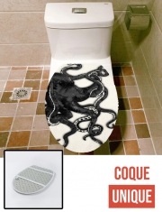 Housse de toilette - Décoration abattant wc Octopus