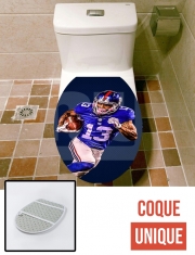 Housse de toilette - Décoration abattant wc odell beckam football us