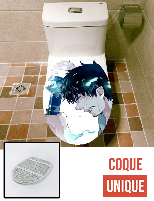 Housse de toilette - Décoration abattant wc Okumura Rin Exorcist