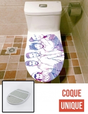 Housse de toilette - Décoration abattant wc One Direction 1D Music Stars