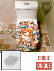 Housse de toilette - Décoration abattant wc One Piece Nami