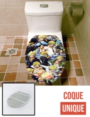 Housse de toilette - Décoration abattant wc One Piece Sanji