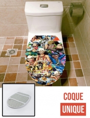 Housse de toilette - Décoration abattant wc One Piece Usopp