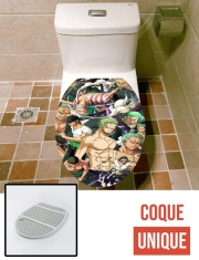 Housse de toilette - Décoration abattant wc One Piece Zoro
