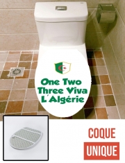 Housse de toilette - Décoration abattant wc One Two Three Viva Algerie