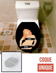 Housse de toilette - Décoration abattant wc Orange Girl PG13