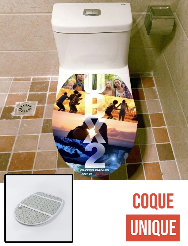 Housse de toilette - Décoration abattant wc Outer Banks Season 2