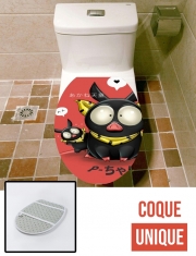 Housse de toilette - Décoration abattant wc P-chan cochon