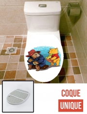 Housse de toilette - Décoration abattant wc Paddington x Winnie the pooh