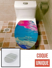 Housse de toilette - Décoration abattant wc PAINT 2