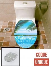 Housse de toilette - Décoration abattant wc Palm Trees