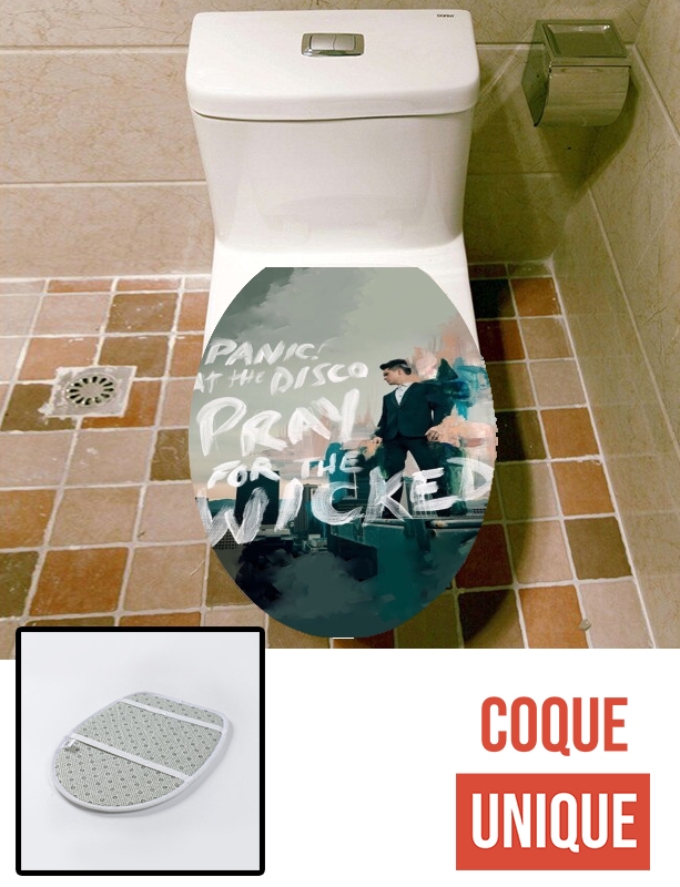 Housse de toilette - Décoration abattant wc Panic at the disco