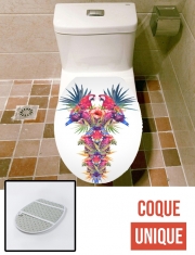 Housse de toilette - Décoration abattant wc Parrot Kingdom