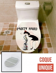 Housse de toilette - Décoration abattant wc Party Hard