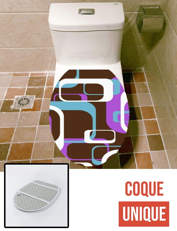 Housse de toilette - Décoration abattant wc Pattern Design